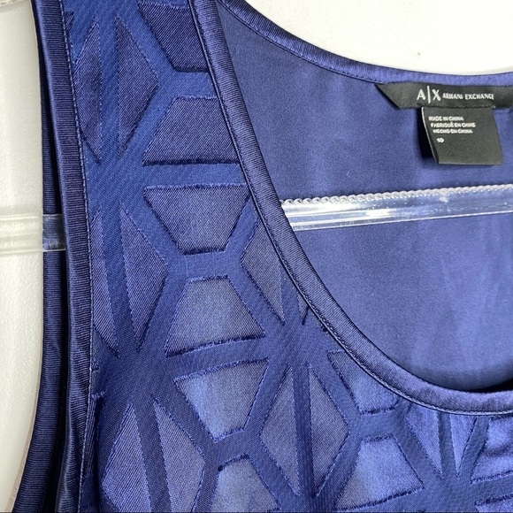 A/X Armani Exchange Blue Tank Shift dress - Picture 10 of 14